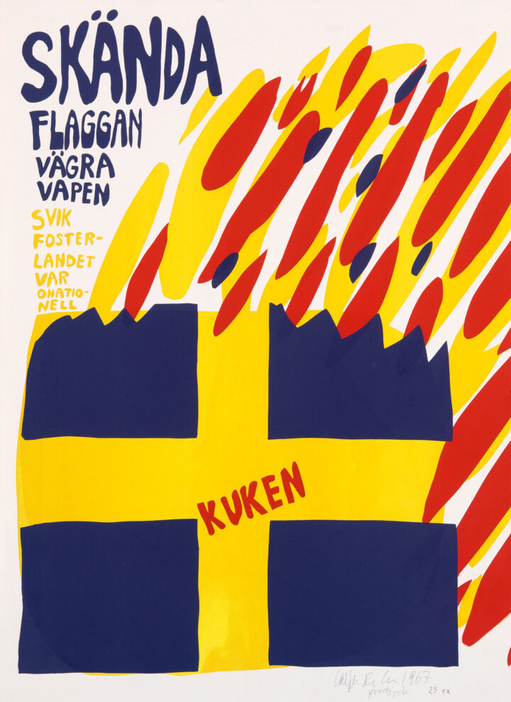 Skanda flaggan Carl Johan de Geer – Photo_Åsa Lundén_Moderna Museet-Stovkholm