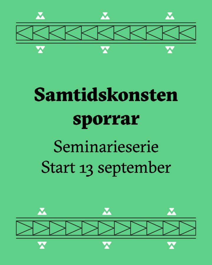 Samtidskonsten sporrar 1